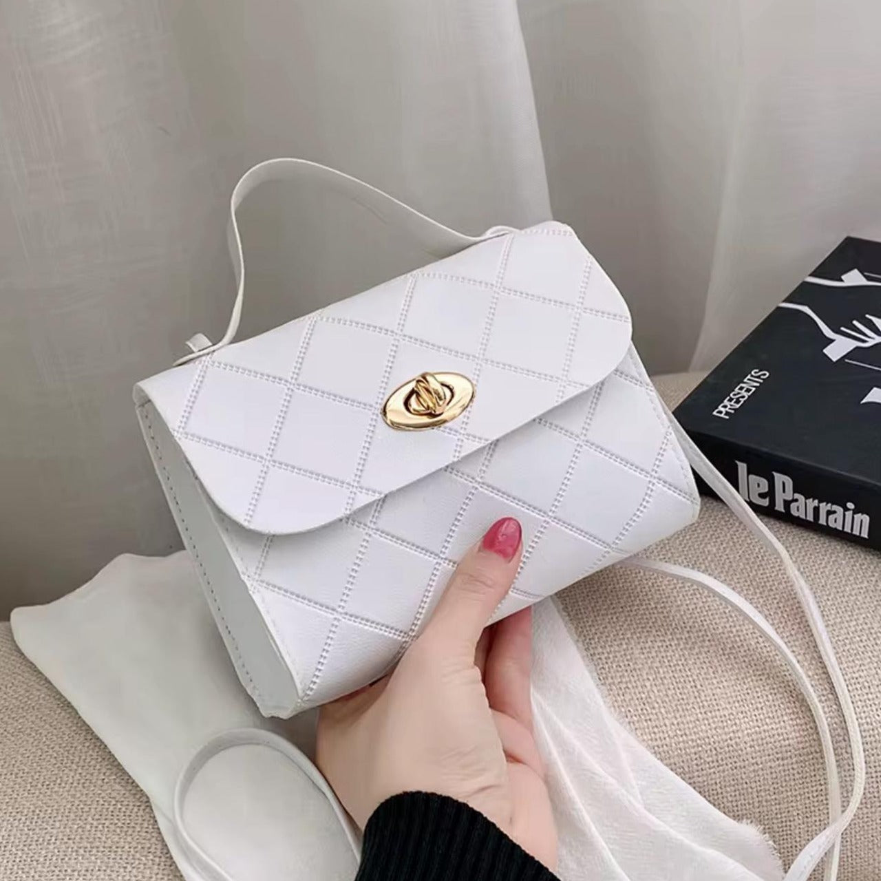 Travel Fashion Solid Minimal Shoulder Handbag for Women