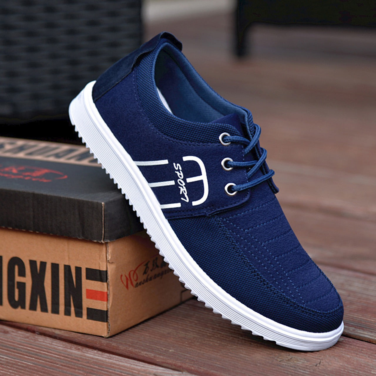 Round Toe Office Fashion Walking Shoes for Men