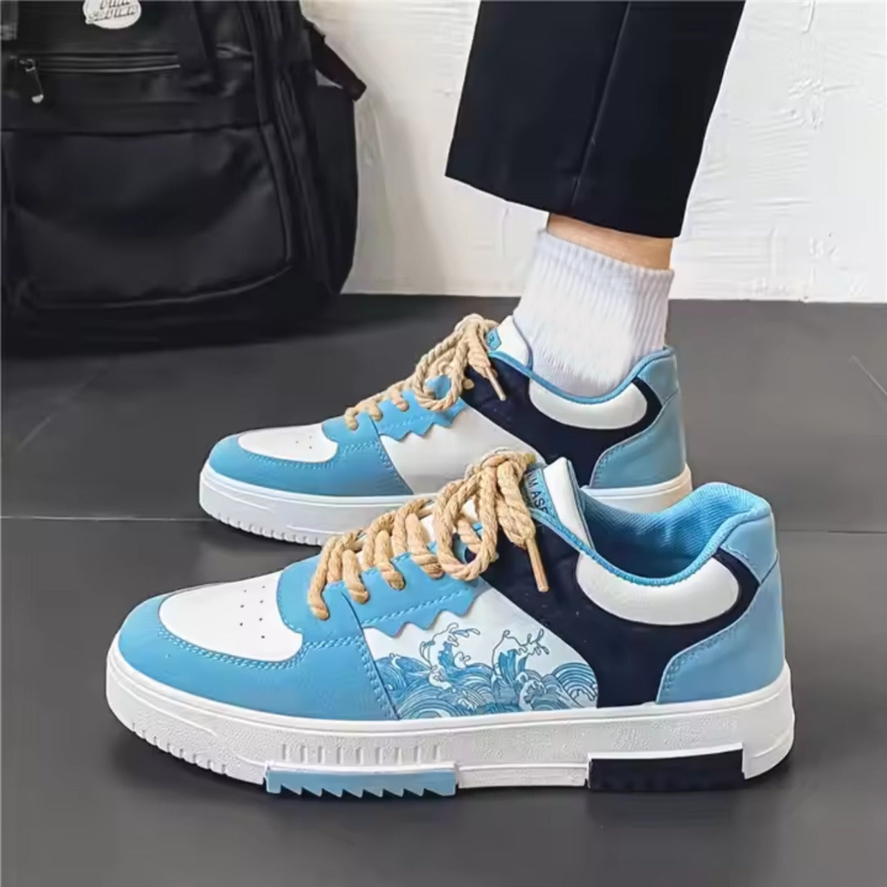 Design Printed Fashion Thick Sole Unisex Shoes