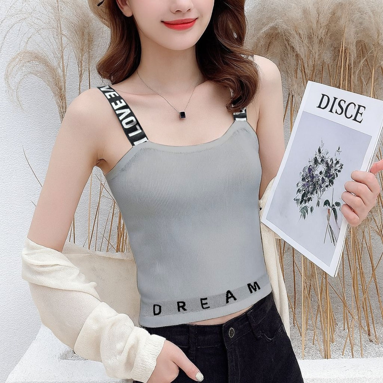 Solid Fashion Sleeveless Camisole Top for Women