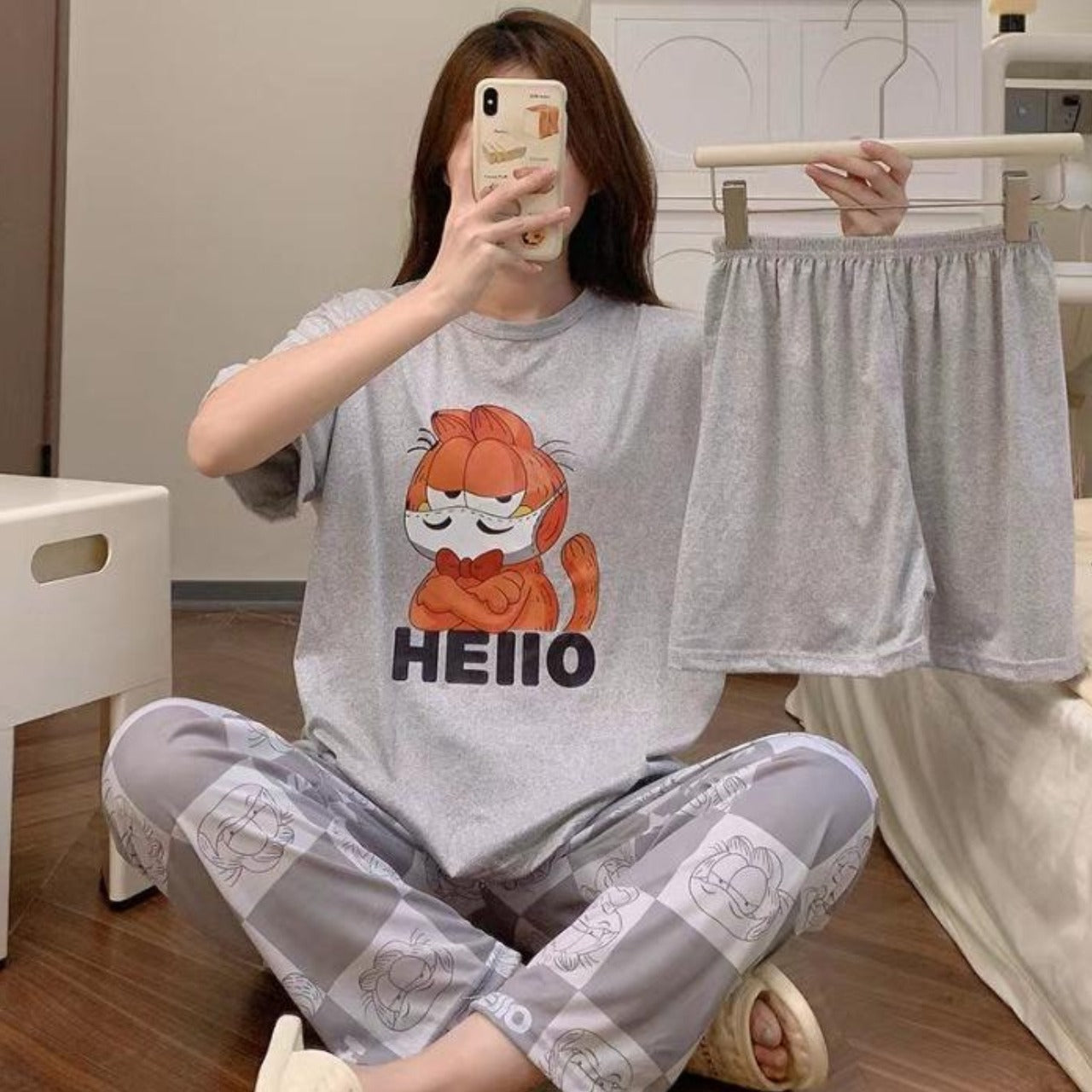 Printed Fashion Night Suit T-shirt & Pant for Women