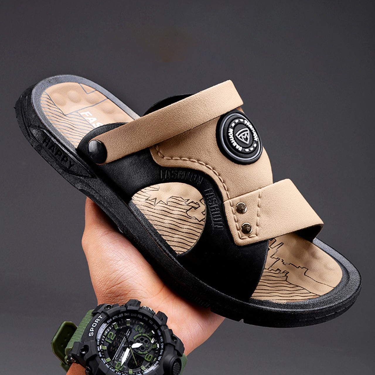 Latest Anti Slip Fashion Regular Sandals for Men