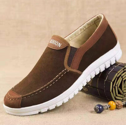 Classic Rubber Fashion Slip-On Loafer Shoes for Men