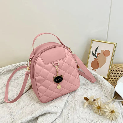 Designer Shoulder Casual Backpack Chain Bag for Women