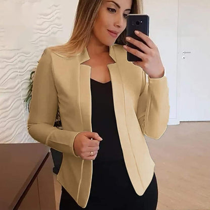 Business Class Solid Color Work Suits for Ladies