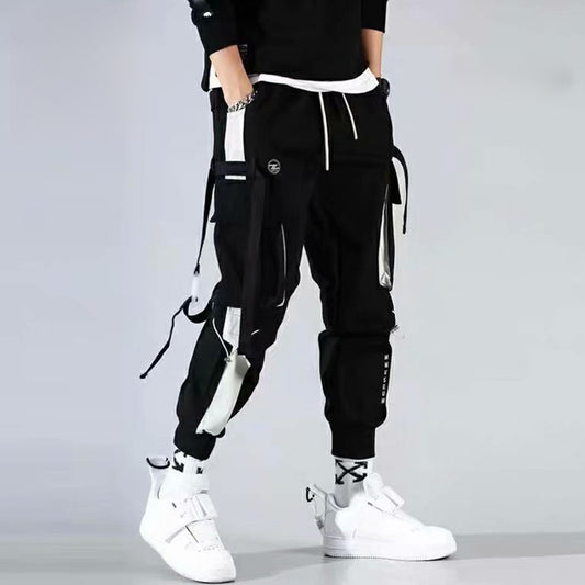 Street Style Pocket Jogger Cargo Pants for Men