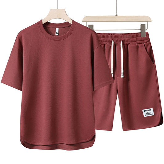 Summer Wear Solid Color t-shirt & Shorts for Men