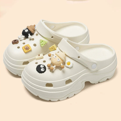 Wedge Solid Beach Fashion Closed Toe Sandals for Women