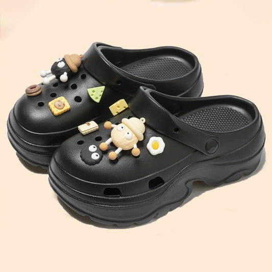 Wedge Solid Beach Fashion Closed Toe Sandals for Women