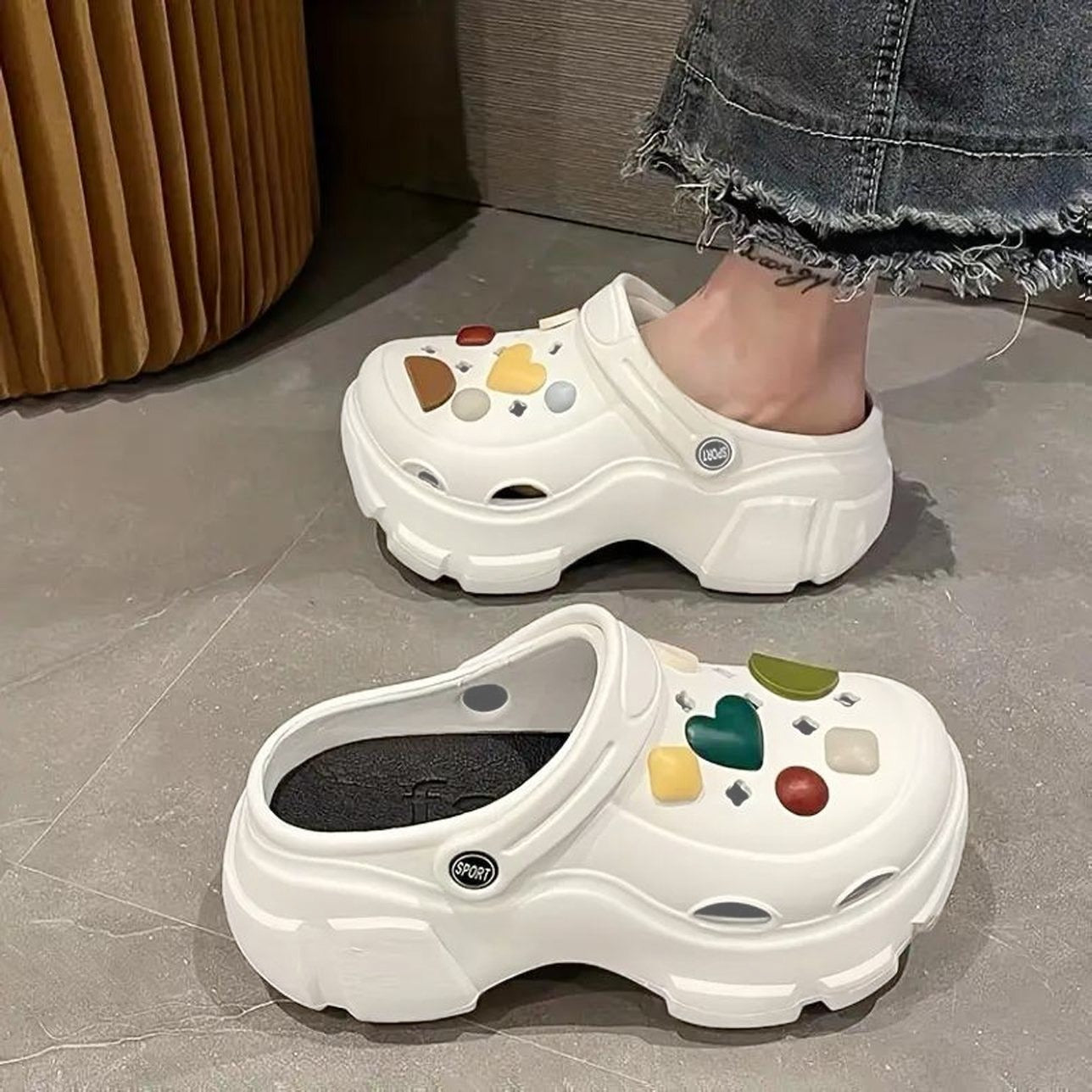 Beach Fashion EVA Thick Sole Sandals for Women