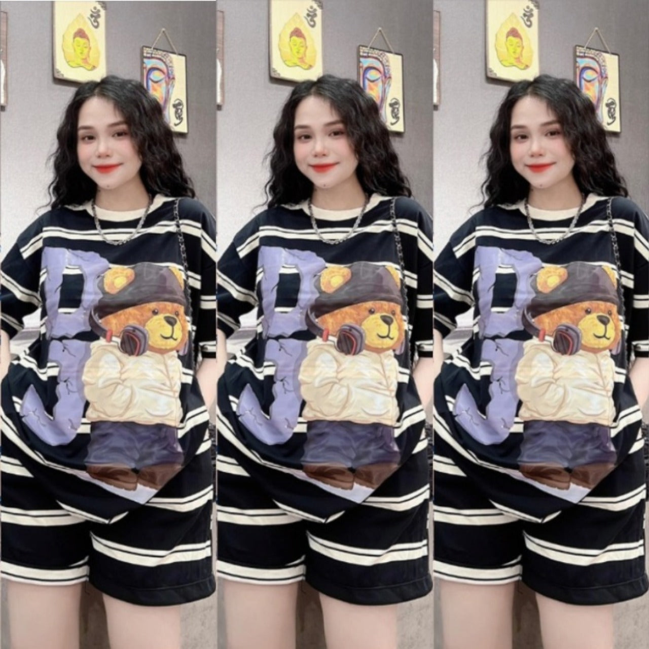Printed Fashion T-shirt & Shorts for Women