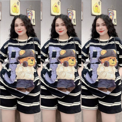 Printed Fashion T-shirt & Shorts for Women