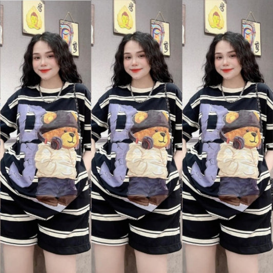 Printed Fashion T-shirt & Shorts for Women