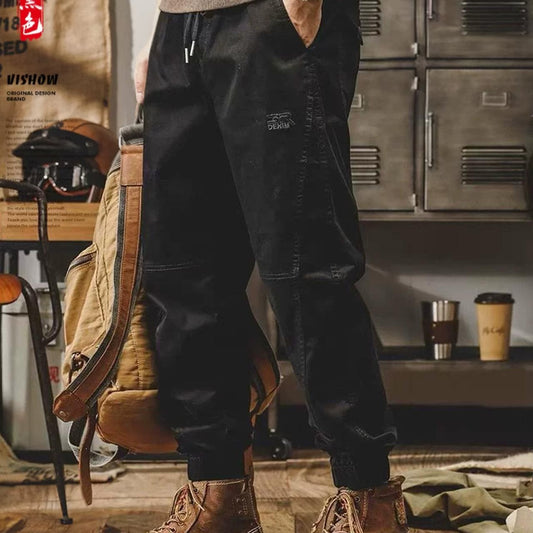 Cargo Fashion Solid Vintage Pants for Men