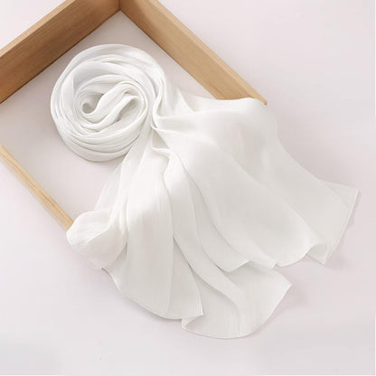 Breathable Solid Classic Hijab Scarf for Women