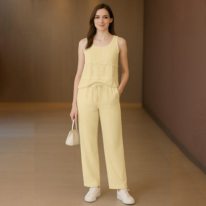 Latest Solid Indoor Outdoor Fashion Co Ord Set for Women