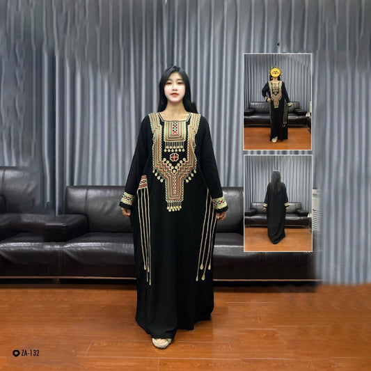 Premium Luxury Style Abaya Design Pattern Full Dress