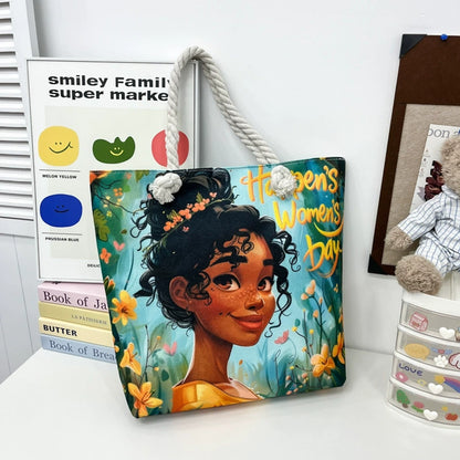Graphics Anime Printed Tote Large Capacity Bags for Women