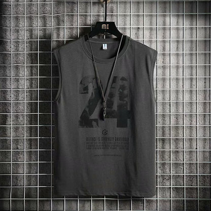 Sleeveless Vest Fashion Sports Style T-shirt for Men