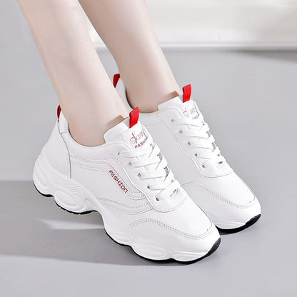 Latest Solid Color Breathable Thick Sole Shoes for Women