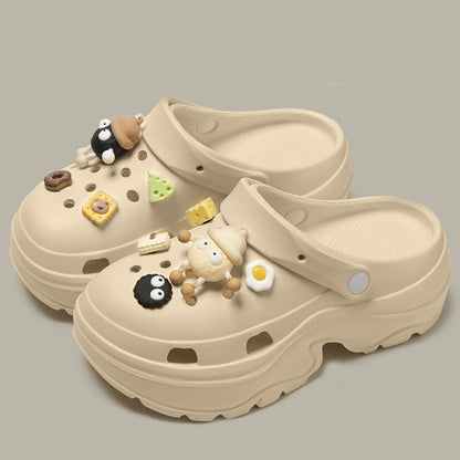 Wedge Solid Beach Fashion Closed Toe Sandals for Women