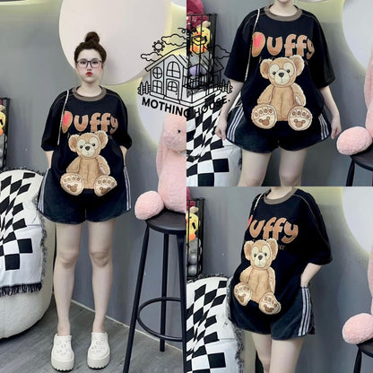 Cool Fit Short Sleeve Round Neck T-shirt & Shorts for Women