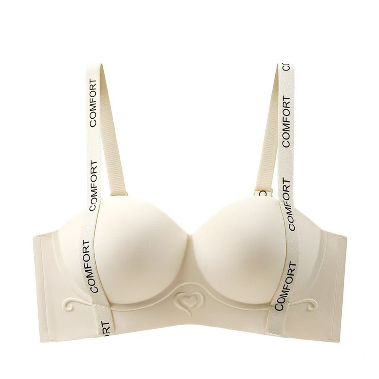 Padded Solid Color Push-up Bra for Women