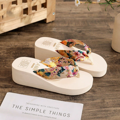 Flip Flop Wedge Casual Designer Sandals for Women