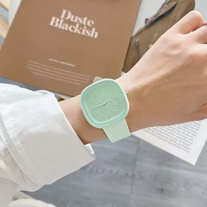 Square Shape Women's Casual Style Quarts Watch