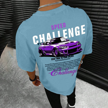 Latest Fashion Car Printed Style T-shirt for Men