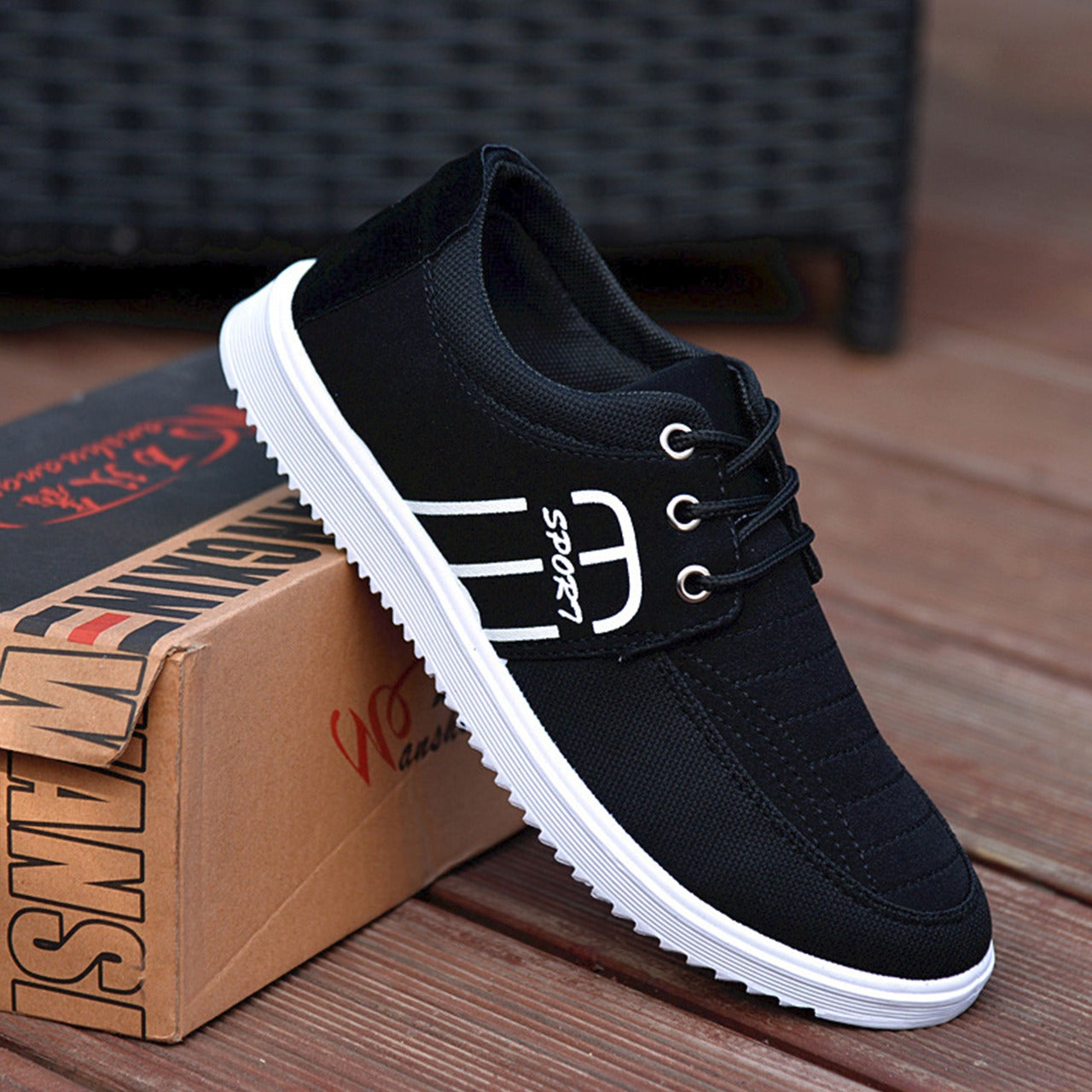 Round Toe Office Fashion Walking Shoes for Men