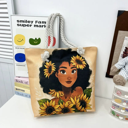 Graphics Anime Printed Tote Large Capacity Bags for Women