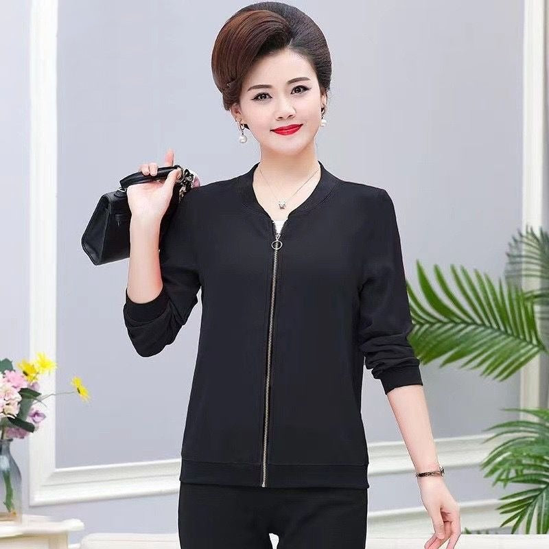 Latest Fashion Solid/Graphic Pattern Style 3/4 Sleeve Jacket for Women