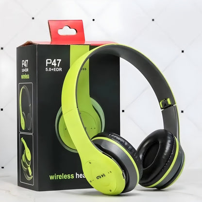 P47 Deep Bass Bluetooth Wireless Headphones