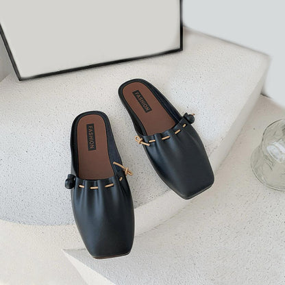 Slip On Square Toe Fashion Comfortable Mules for Women