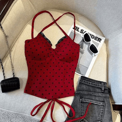 Latest Polka Dot Fashion Camisole Top for Women