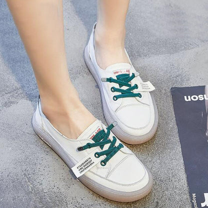 Round Toe Style Casual Lace Up Shoes for Women