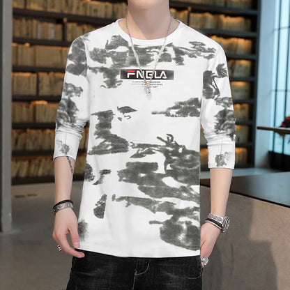 Graphic Printed Style Round Neck T-shirt for Men