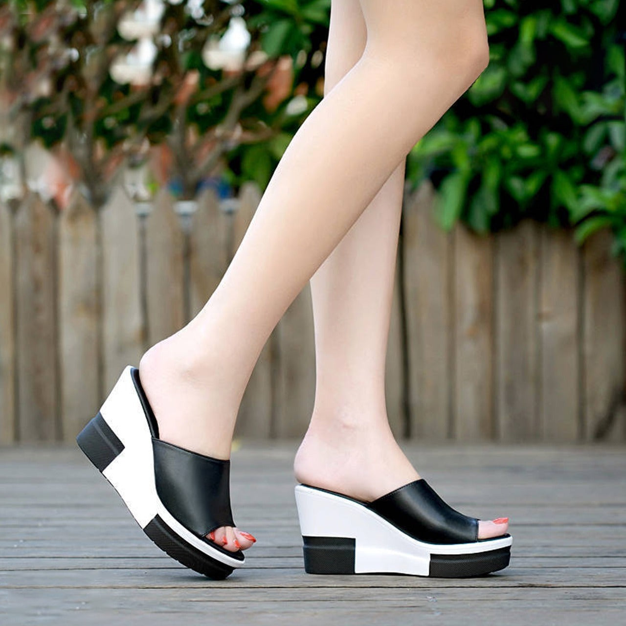 New Wedge Ankle Fashion Slipper Sandals for Women