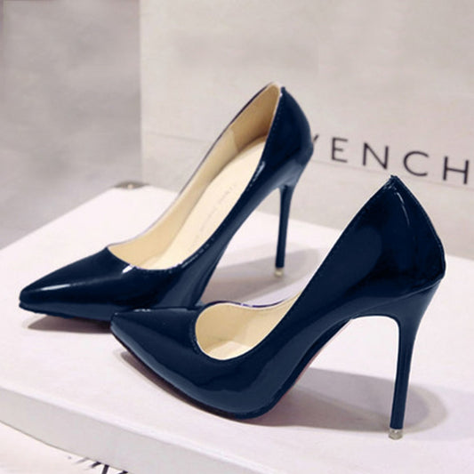 Party Wear Queen Style Pointed High Heel Pumps Shoes for Women