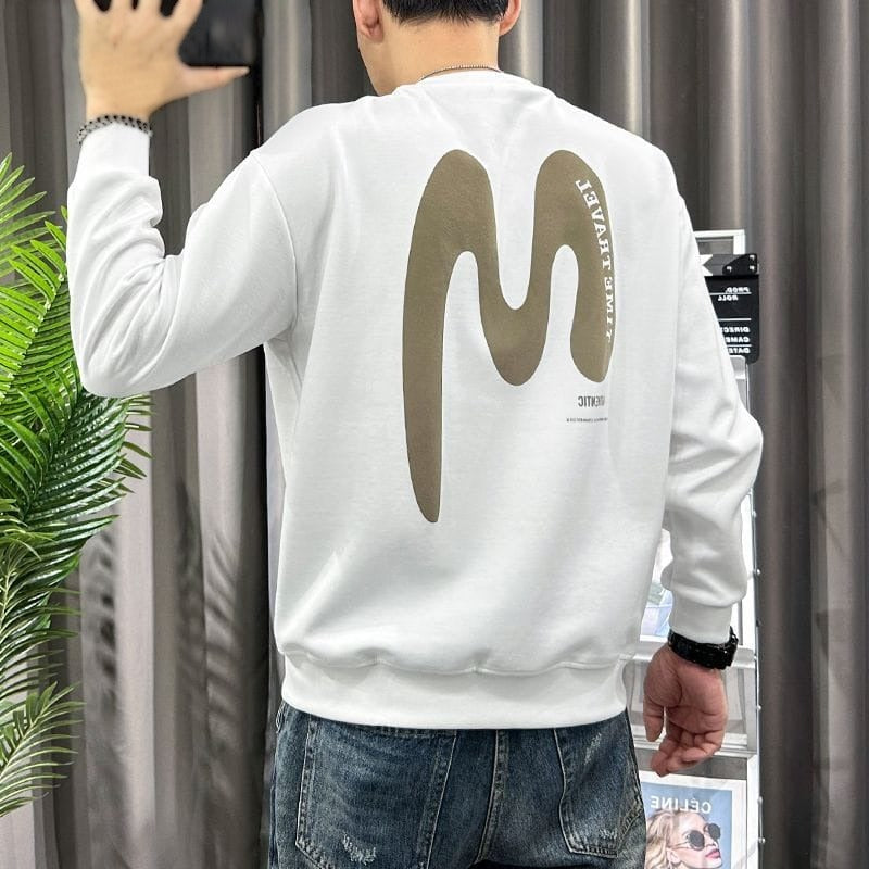 Latest Fashion Graphic Printed Full Sleeve Autumn Winter Pullover for Men