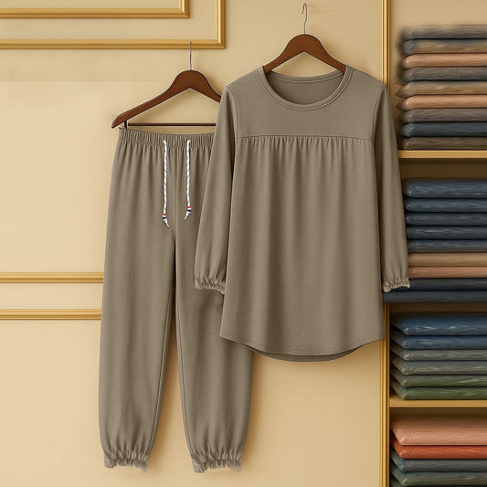 Long Sleeve Casual Summer Bamboo Loungewear Pajama