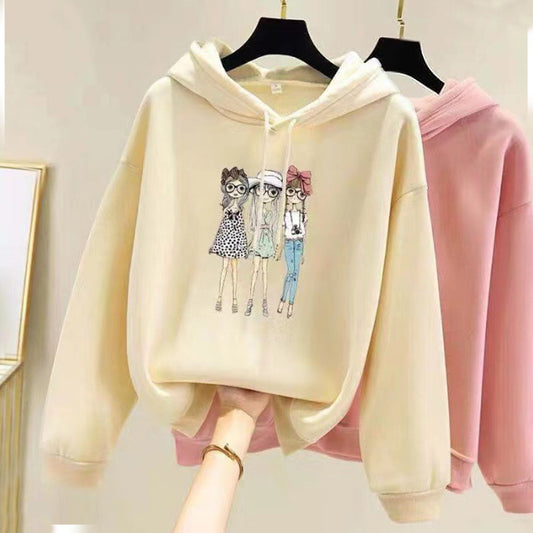 Graphic Printed Cute Fashion Hoodies for Women
