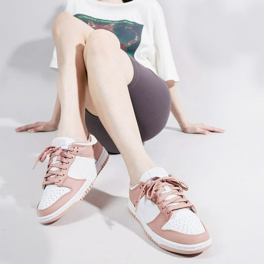 Color Block Pattern Latest Fashion Casual Sneakers for Women