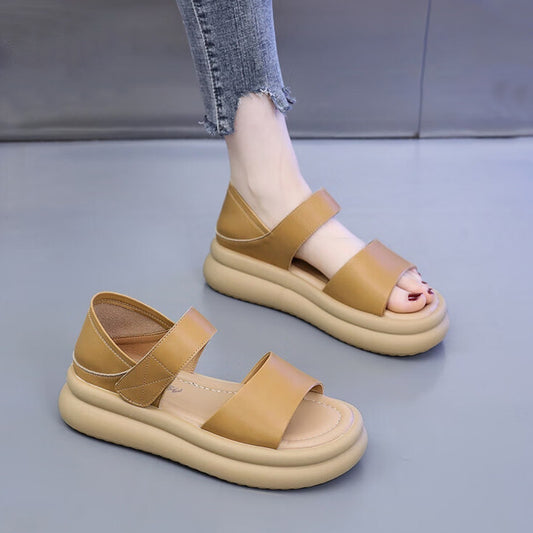 New Flat Platform Fashion Wedge Band Sandals for Women