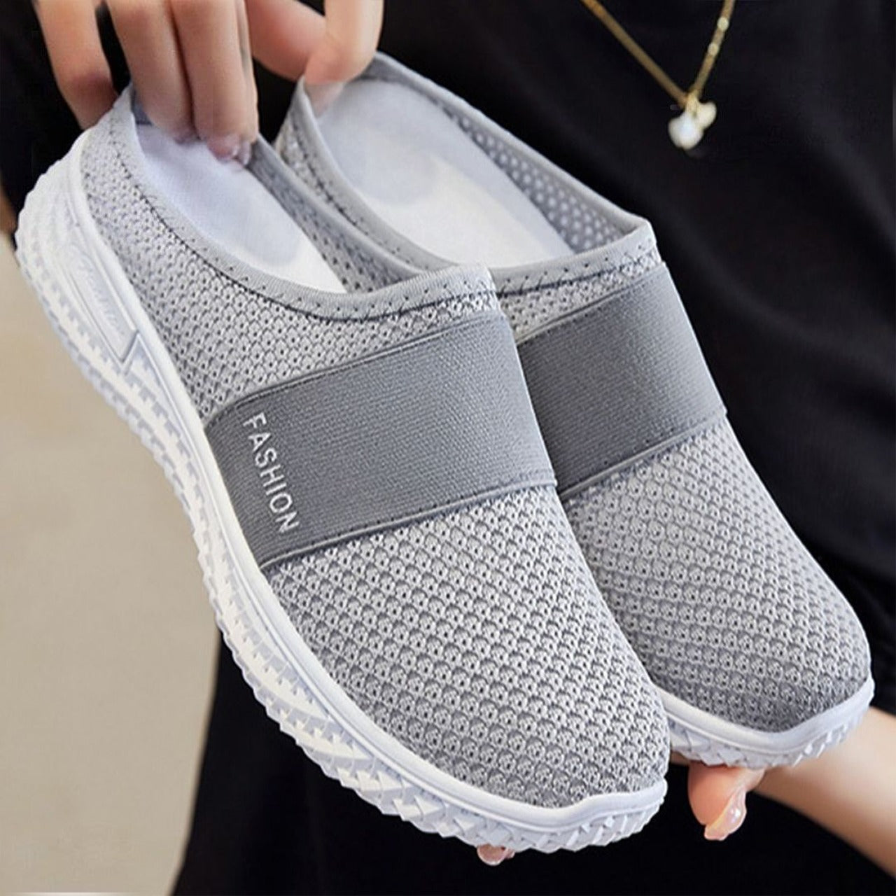 Flat Heel Air Cushion Arch Support Fashion Casual Slip On Sandals