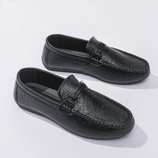 New Solid Color Fashion Slip On Loafers for Men