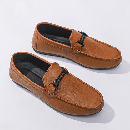 New Solid Color Fashion Slip On Loafers for Men