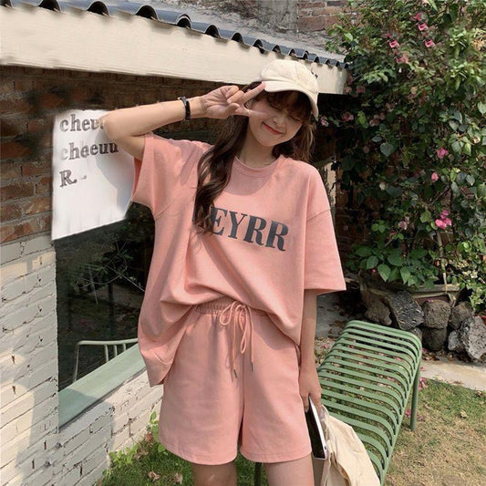 Latest Korean Fashion Loose Fit Leisure Suit Dress for Women