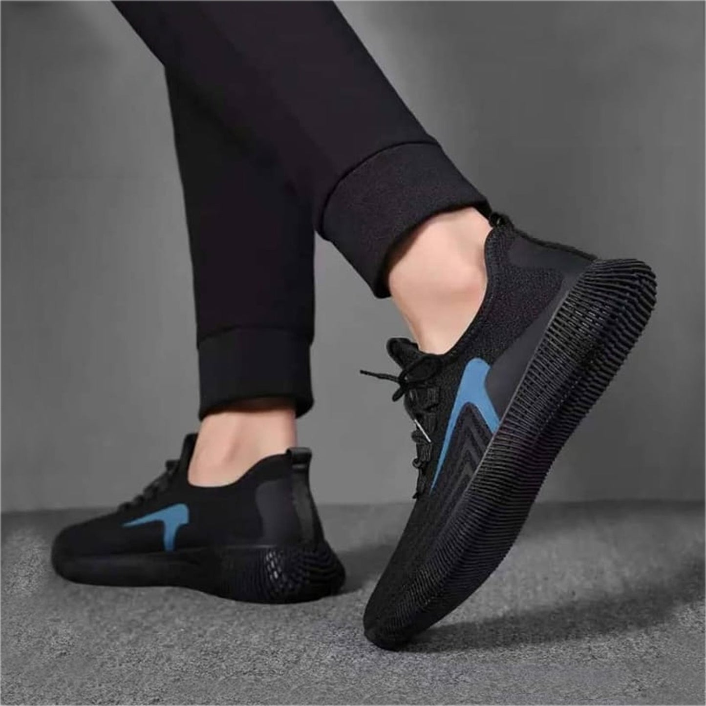 Lace Up Casual Panelled Style Breathable Shoes for Men